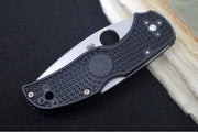 Spyderco Native 5 Lightweight - Black FRN Handle / Satin Finish / CPM-S30V Steel / Leaf Shaped Blade C41PBK5 - Northwest Knives