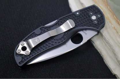 Spyderco Native 5 Lightweight - Black FRN Handle / Satin Finish / CPM-S30V Steel / Leaf Shaped Blade C41PBK5