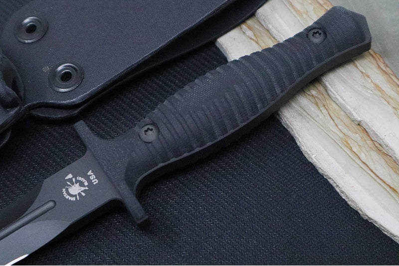 Spartan Blades V-14 Fixed Blade - Black Blade / Black Handle Scales / Black Kydex Sheath SB27BKBKKYBK - Northwest Knives