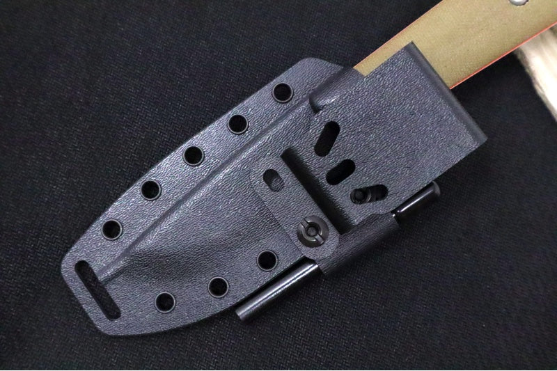 White River Knives FC-PKO Firecraft - Stonewash Finish / CPM-S35VN Steel / Micarta Handle