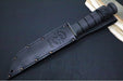 Spartan Blades KA-BAR Fixed Blade - Flat Dark Earth Clip Point Blade / Black Leather Sheath SB54DEBKLTBK - Northwest Knives