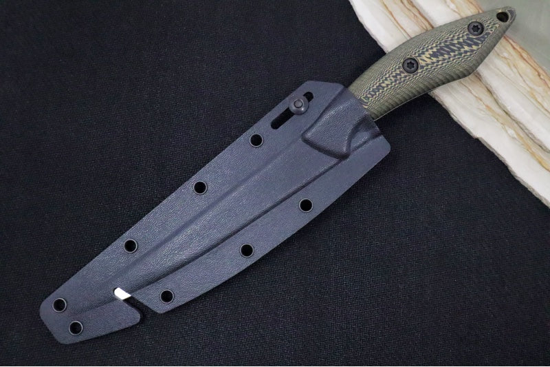 White River 6" Pro Fillet - Maple & Black Richlite Handle / CPM-S35VN Steel WRFK6-RMB - Northwest Knives