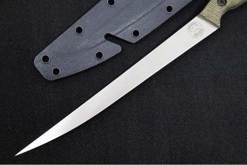 White River 10" Pro Fillet - Maple & Black Richlite Handle / CPM-S35VN Steel WRFK10-RMB - Northwest Knives