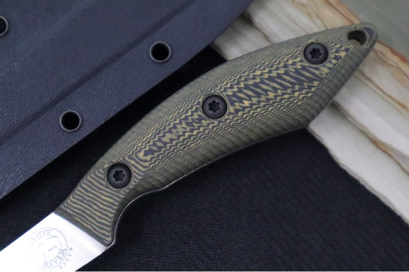 White River 10" Pro Fillet - Maple & Black Richlite Handle / CPM-S35VN Steel WRFK10-RMB - Northwest Knives