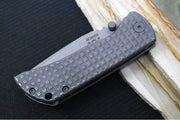 McNees Knives PM Mac2 3.0" Folding Knife - CPM-Magnacut Steel / Drop Point / Frag Patterned Titanium Handle & Stonewashed Hardware - Northwest Knives