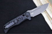 Benchmade 2730GY-1 Mini Auto Adamas - Black Drop Point Blade / CPM-CruWear Steel / Black G-10 Handle - Northwest Knives