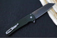 Pro Tech Malibu - Reverse Tanto / Smokey Grey DLC Finished Blade / CPM-Magnacut Steel / Green Textured Aluminum Handle 5406-SG - Northwest Knives