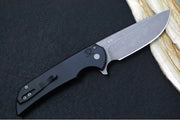 Pro Tech Mordax - Drop Point Blade / Acid Washed Finish / CPM-20CV Steel / Black Anodized Aluminum Handle MX101-AW20CV - Northwest Knives