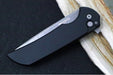 Pro Tech Mordax - Drop Point Blade / Acid Washed Finish / CPM-20CV Steel / Black Anodized Aluminum Handle MX101-AW20CV - Northwest Knives