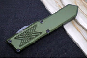 Guardian Tactical GTX-025 OTF - Tactical Black Finish / Elmax Steel / Tanto Blade / OD Green Anodized Aluminum Handle 12-8121 - Northwest Knives