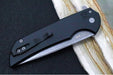 Pro Tech Mordax - Drop Point Blade / Acid Washed Finish / CPM-20CV Steel / Black Anodized Aluminum Handle MX101-AW20CV - Northwest Knives