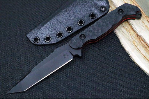 Toor Knives Darter T - Black KG Gunkote Finished Blade / CPM-M4 Steel / Shadow Black G-10 Handle / Kydex Sheath & ULTI Clip 850061338372 - Northwest Knives