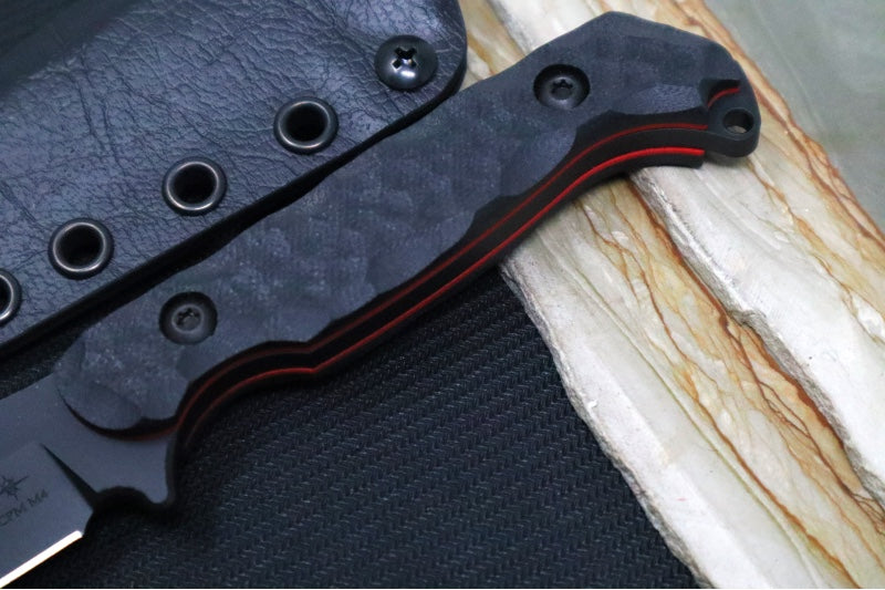 Toor Knives Darter T - Black KG Gunkote Finished Blade / CPM-M4 Steel / Shadow Black G-10 Handle / Kydex Sheath & ULTI Clip 850061338372 - Northwest Knives