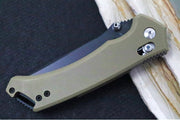 Toor Knives Draper OD Green - CPM-Magnacut Steel / Black Finished Drop Point Blade / OD Green G-10 Handle Scales 850061338792 - Northwest Knives