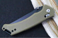 Toor Knives Draper OD Green - CPM-Magnacut Steel / Black Finished Drop Point Blade / OD Green G-10 Handle Scales 850061338792 - Northwest Knives