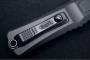 Microtech Combat Troodon OTF Gen III Tactical - Black Finish / Dagger Blade / Black Anodized Aluminum Handle - 1142-1T - Northwest Knives