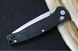 Hogue Knives Mysto Metal - Stonewash Finish / Clip Point Blade / CPM-Magnacut Steel / Milled Patterned Black Richlite Handles / AXIS Lock 24457 - Northwest Knives