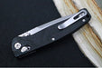 Hogue Knives Mysto Metal - Stonewash Finish / Clip Point Blade / CPM-Magnacut Steel / Milled Patterned Black Richlite Handles / AXIS Lock 24457 - Northwest Knives