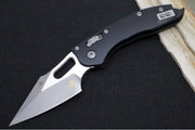Microtech Stitch RAM-Lock Manual - Spear Point Blade / Apocalyptic Finish / Black Fluted Anodized Aluminum Handle 169RL-10APFL - Northwest Knives