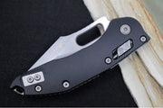 Microtech Stitch RAM-Lock Manual - Spear Point Blade / Apocalyptic Finish / Black Fluted Anodized Aluminum Handle 169RL-10APFL - Northwest Knives