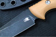 Rick Hinderer Knives Flashpoint Fixed Blade -  Battle Black Finish / CPM-Magnacut Steel / Coyote Tan G-10 Handle / Black Kydex Sheath - Northwest Knives