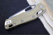 Microtech MSI Manual Folder - Two-Toned Black Finished Blade / OD Green Polymer w/ Trim-Grip Handle 210T-1PMOD - Northwest Knives