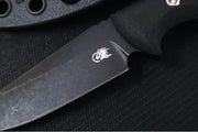 Rick Hinderer Knives Flashpoint Fixed Blade -  Battle Black Finish / CPM-Magnacut Steel / Black G-10 Handle / Black Kydex Sheath - Northwest Knives