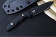 Rick Hinderer Knives Flashpoint Fixed Blade -  Battle Black Finish / CPM-Magnacut Steel / Black G-10 Handle / Black Kydex Sheath - Northwest Knives