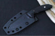Rick Hinderer Knives Flashpoint Fixed Blade -  Battle Black Finish / CPM-Magnacut Steel / Black G-10 Handle / Black Kydex Sheath - Northwest Knives