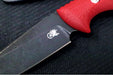 Rick Hinderer Knives Flashpoint Fixed Blade -  Battle Black Finish / CPM-Magnacut Steel / Red G-10 Handle / Black Kydex Sheath - Northwest Knives