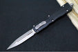 Microtech Dirac OTF - Apocalyptic Double Edge / Black Handle 225-10AP - Northwest Knives