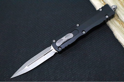 Microtech Dirac OTF - Apocalyptic Double Edge / Black Handle 225-10AP - Northwest Knives
