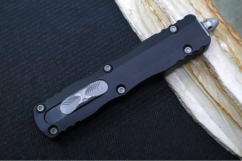 Microtech Dirac OTF - Apocalyptic Double Edge / Black Handle 225-10AP - Northwest Knives