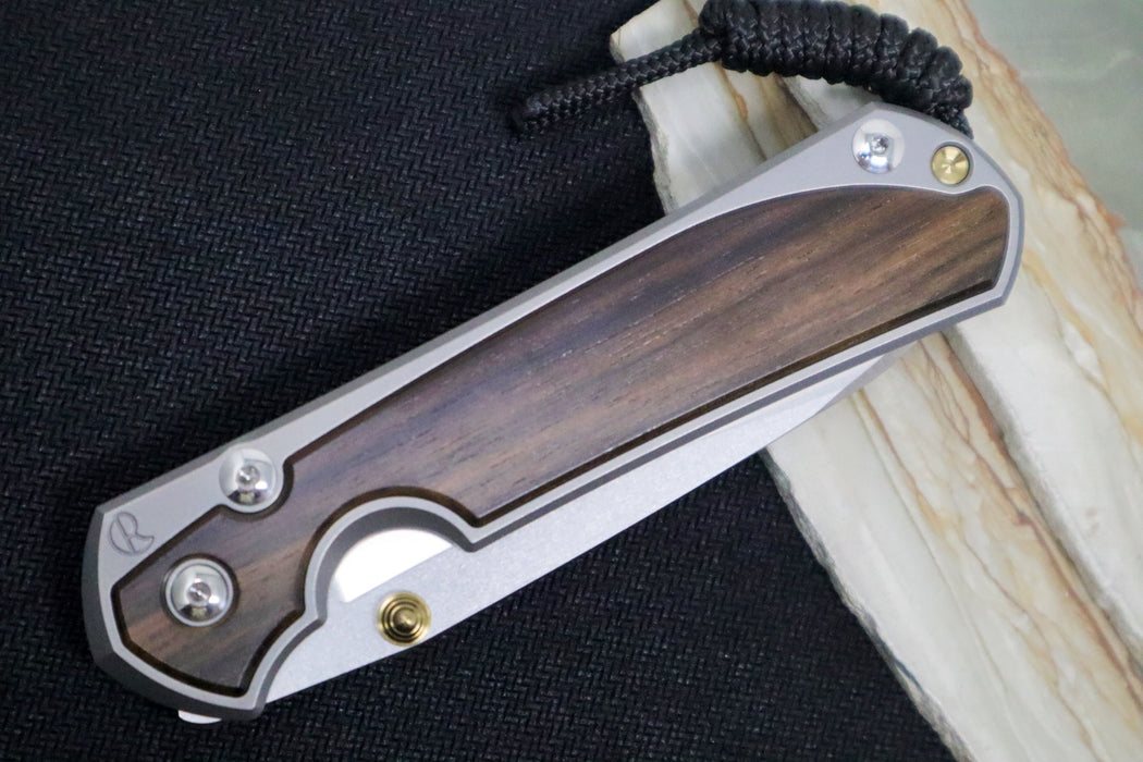 Chris Reeve Large Sebenza 31 - Insingo Blade / Macassar Ebony Inlay / CPM-Magnacut Steel (A1) L31-1128