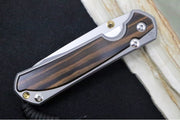 Chris Reeve Large Sebenza 31 - Insingo Blade / Macassar Ebony Inlay / CPM-Magnacut Steel (A2) L31-1128 - Northwest Knives