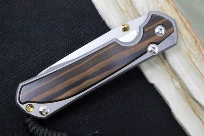 Chris Reeve Large Sebenza 31 - Insingo Blade / Macassar Ebony Inlay / CPM-Magnacut Steel (A2) L31-1128