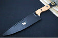 Benchmade 4025-02 8" Chef's Kitchen Knife - Stonewashed Finish / CPM-154 Steel / Maple Richlite Handle - Made in Portland, Oregon USA - Northwest Knives