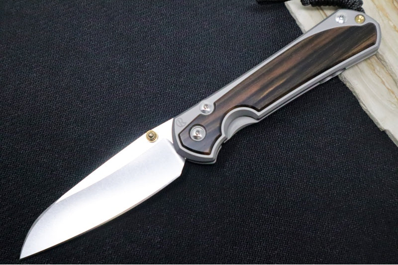 Chris Reeve Large Sebenza 31 - Insingo Blade / Macassar Ebony Inlay / CPM-Magnacut Steel (A3) L31-1128 - Northwest Knives