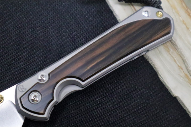 Chris Reeve Large Sebenza 31 - Insingo Blade / Macassar Ebony Inlay / CPM-Magnacut Steel (A3) L31-1128