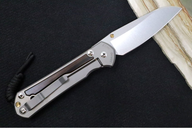 Chris Reeve Large Sebenza 31 - Insingo Blade / Macassar Ebony Inlay / CPM-Magnacut Steel (A3) L31-1128 - Northwest Knives