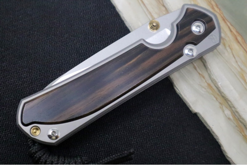 Chris Reeve Large Sebenza 31 - Insingo Blade / Macassar Ebony Inlay / CPM-Magnacut Steel (A3) L31-1128 - Northwest Knives