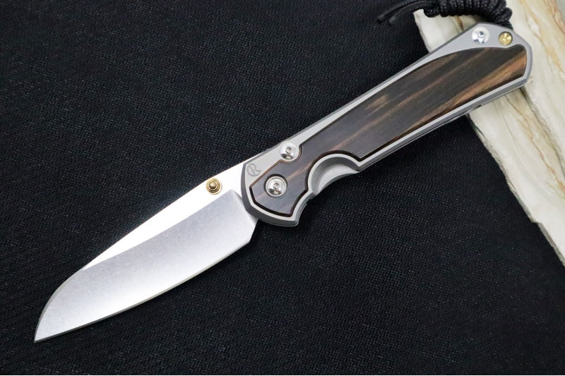 Chris Reeve Large Sebenza 31 - Insingo Blade / Macassar Ebony Inlay / CPM-Magnacut Steel (A4) L31-1128 - Northwest Knives