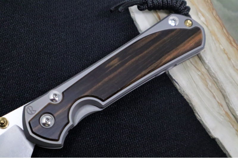 Chris Reeve Large Sebenza 31 - Insingo Blade / Macassar Ebony Inlay / CPM-Magnacut Steel (A4) L31-1128 - Northwest Knives