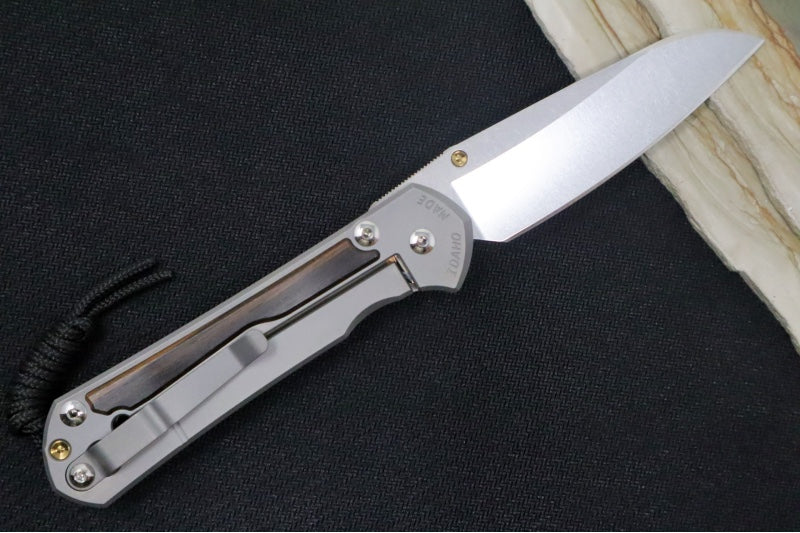 Chris Reeve Large Sebenza 31 - Insingo Blade / Macassar Ebony Inlay / CPM-Magnacut Steel (A4) L31-1128