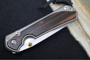 Chris Reeve Large Sebenza 31 - Insingo Blade / Macassar Ebony Inlay / CPM-Magnacut Steel (A4) L31-1128 - Northwest Knives