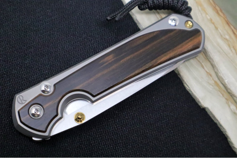 Chris Reeve Large Sebenza 31 - Insingo Blade / Macassar Ebony Inlay / CPM-Magnacut Steel (A4) L31-1128