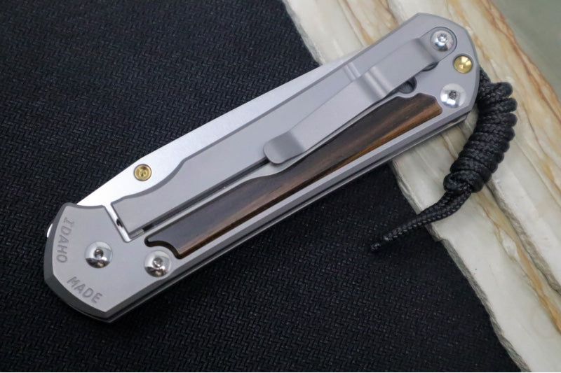 Chris Reeve Large Sebenza 31 - Insingo Blade / Macassar Ebony Inlay / CPM-Magnacut Steel (A4) L31-1128 - Northwest Knives