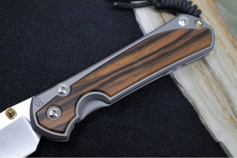Chris Reeve Large Sebenza 31 - Insingo Blade / Macassar Ebony Inlay / CPM-Magnacut Steel (A5) L31-1128 - Northwest Knives