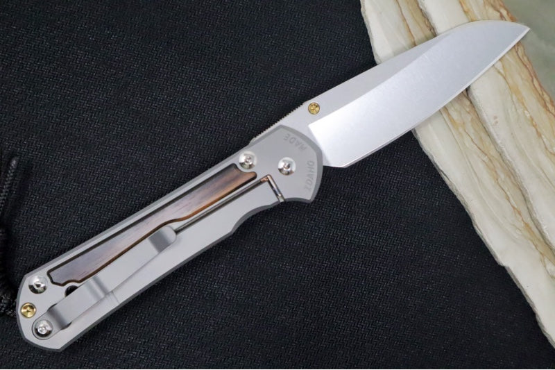 Chris Reeve Large Sebenza 31 - Insingo Blade / Macassar Ebony Inlay / CPM-Magnacut Steel (A5) L31-1128 - Northwest Knives