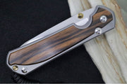 Chris Reeve Large Sebenza 31 - Insingo Blade / Macassar Ebony Inlay / CPM-Magnacut Steel (A5) L31-1128 - Northwest Knives